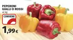 Coop PEPERONI GIALLI O ROSSI offerta