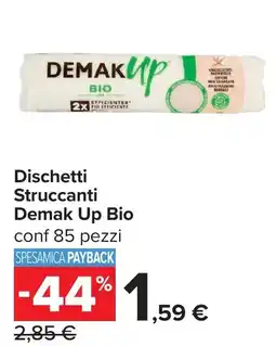 Carrefour Dischetti Struccanti Demak Up Bio offerta