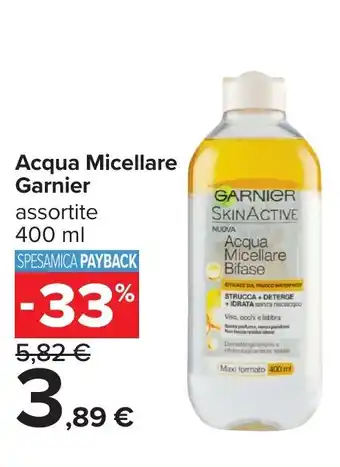 Carrefour Acqua Micellare Garnier offerta
