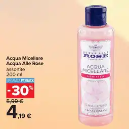 Carrefour Acqua Micellare Acqua Alle Rose offerta