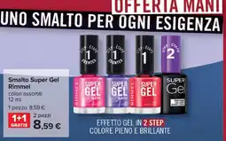Carrefour Smalto Super Gel Rimmel offerta