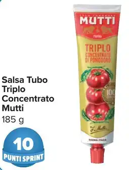 Carrefour Salsa Tubo Triplo Concentrato Mutti offerta