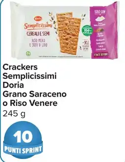 Carrefour Crackers Semplicissimi Doria offerta