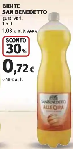 Coop Bibite San Benedetto offerta