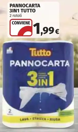 Coop Tutto PANNOCARTA 3IN1 offerta