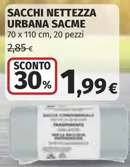 Coop Sacchi Nettetza Urbana Sacme offerta