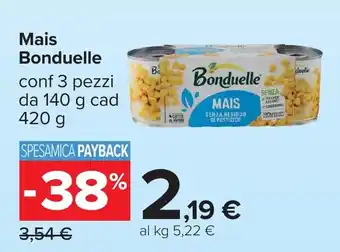 Carrefour Mais Bonduelle offerta