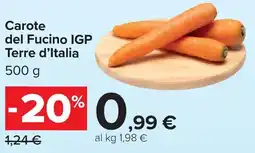 Carrefour Carote del Fucino IGP Terre d'Italia offerta