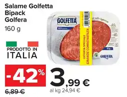 Carrefour Salame Golpack Golfetta offerta