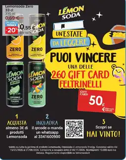 Carrefour Lemonsoda Zero offerta