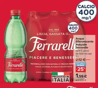 Acqua Effervescente Naturale Ferrarelle