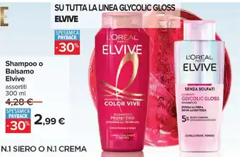 Carrefour Shampoo o Balsamo Elvive offerta