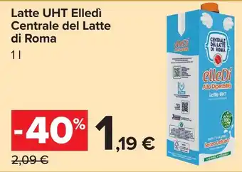 Carrefour Latte UHT ElleDi offerta