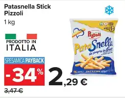 Carrefour Patasnella Stick Pizzoli offerta