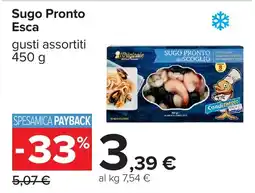 Carrefour Sugo Pronto Esca offerta