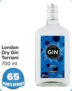 Carrefour London Dry Gin Torriani offerta