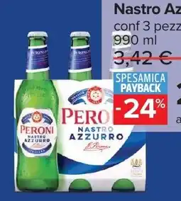 Carrefour Peroni Nastro Azzurro offerta