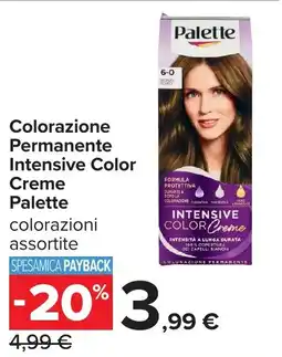 Carrefour Colorazione Permanente Intensive Color Creme Palette offerta
