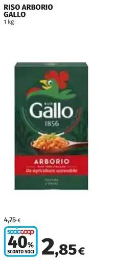 Coop Riso Arborio Gallo offerta