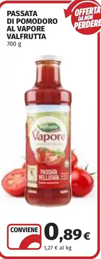 Coop Passata di pomodoro al vapore Valfrutta offerta