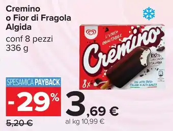 Carrefour Cremino Algida offerta