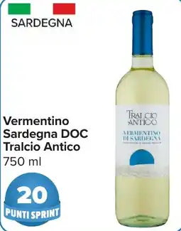 Carrefour Vermentino Sardegna DOC Tralcio Antico offerta