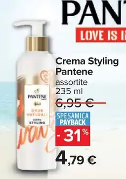 Carrefour Crema Styling Pantene offerta
