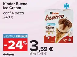 Carrefour Kinder Bueno Ice Cream offerta