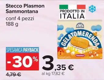 Carrefour Stecco Plasmon Sammontana offerta