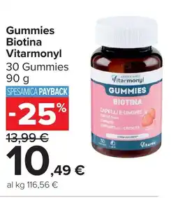 Carrefour Gummies Biotina Vitarmonyl offerta