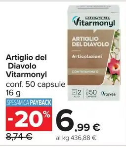 Carrefour Artiglio del Diavolo Vitarmonyl offerta