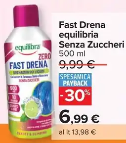 Carrefour Fast Drena equilibria offerta