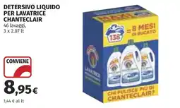 Coop Detersivo liquido per lavatrice Chanteclair offerta