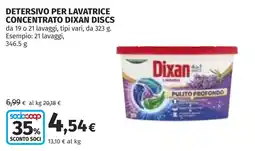 Coop Detersivo per lavatrice concentrato Dixan Discs offerta