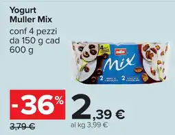 Carrefour Yogurt Muller Mix offerta