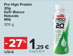 Carrefour milk PRO Kefir Bianco Naturale offerta