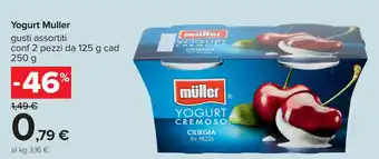 Carrefour Yogurt Muller offerta