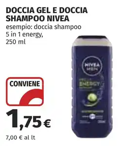 Coop Doccia gel e doccia shampoo nivea offerta
