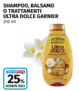 Coop Shampoo, balsamo o trattamenti ultra dolce Garnier offerta