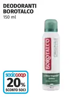 Coop Deodoranti Borotalco offerta