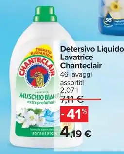 Carrefour Detersivo Liquido Lavatrice Chanteclair offerta