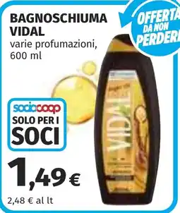 Coop Bagnoschiuma Vidal offerta