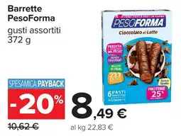 Carrefour Barrette PesoForma offerta