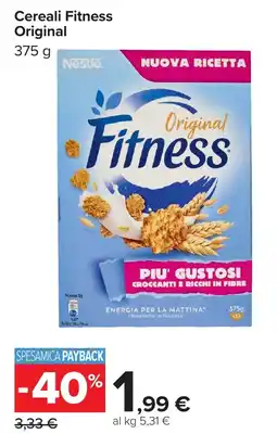 Carrefour Cereali Fitness Original offerta