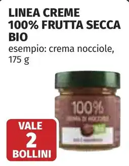Coop LINEA CREME 100% FRUTTA SECCA BIO offerta