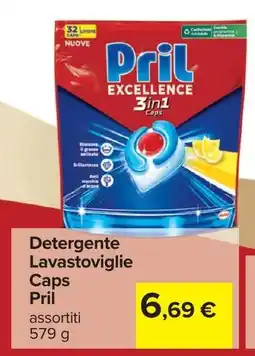Carrefour Detergente Lavastoviglie Caps Pril offerta