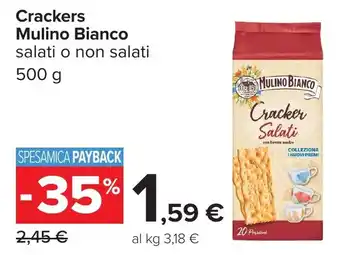 Carrefour Crackers Mulino Bianco offerta