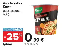 Carrefour Asia Noodles Knorr offerta