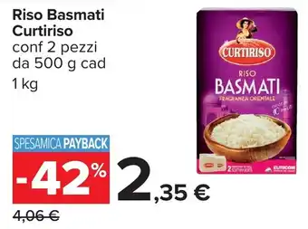 Carrefour Riso Basmati Curtiriso offerta
