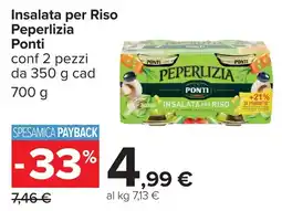 Carrefour Insalata per Riso Peperlizia Ponti offerta